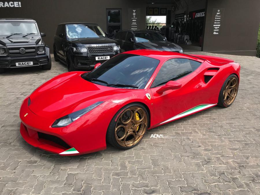 Ferrari 488 GTB by RACE! on ADV.1 Wheels (ADV05C M.V2 CS) '2017